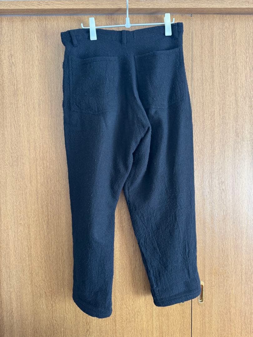 COMME des GARÇONS SHIRT AW22 縮絨黒パンツ