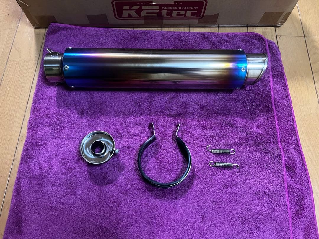 K2TECケイツーテックGPスタイルSTDチタンサイレンサーM1 60.5