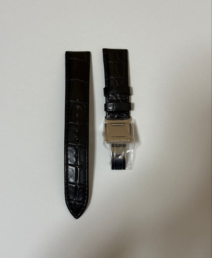 【新品】ORIENT STAR 純正 本ワニ革 レザーベルト