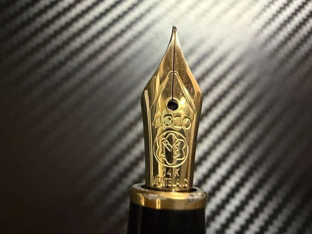 未使用に近い モンブラン 144 ブラック 全金 EF 極細字 万年筆