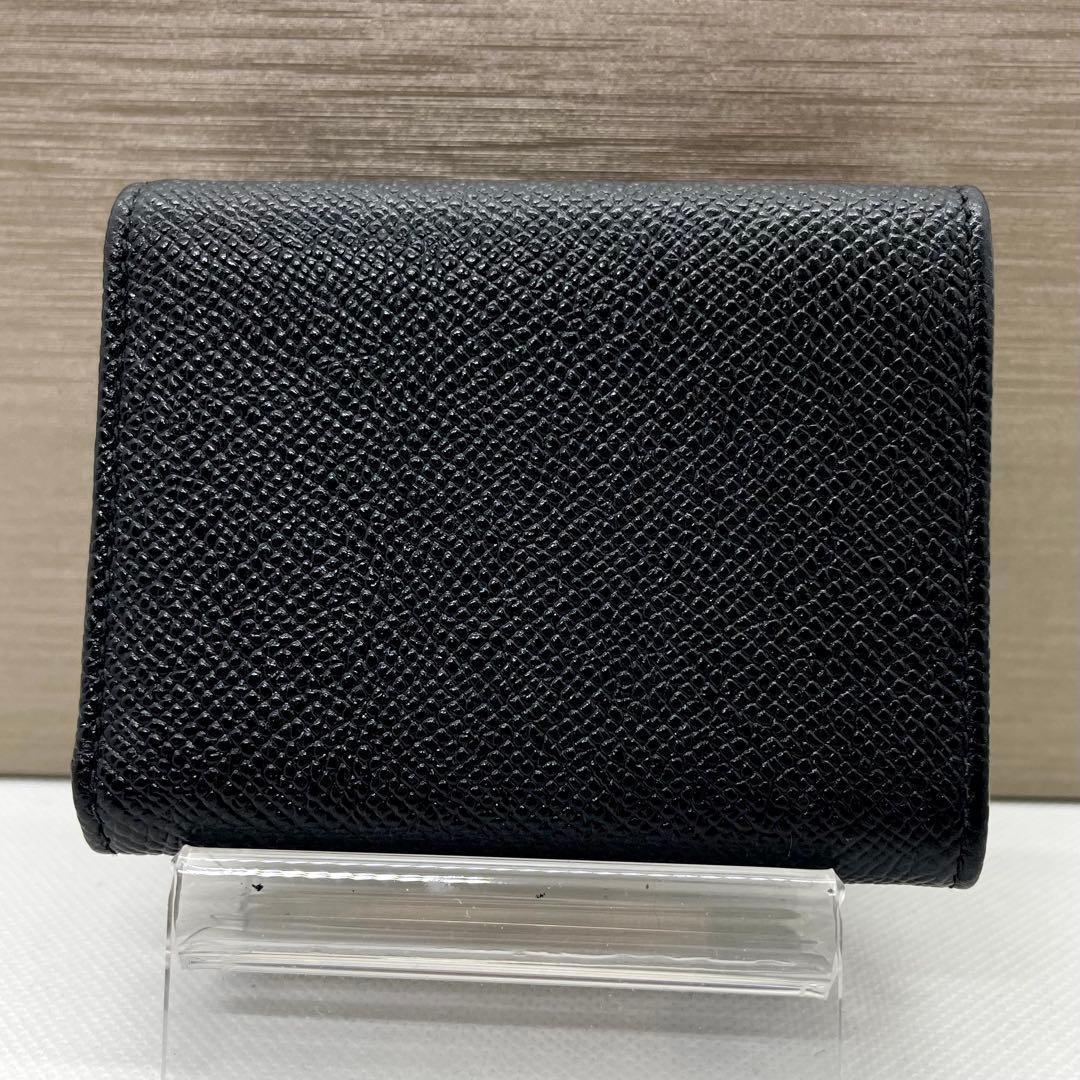 新品同様/入手困難✨ブルガリ ロゴクリップ 三つ折り財布 ビーゼロワン ブラック