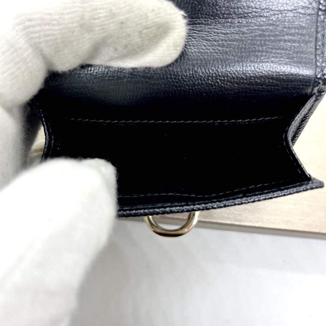 新品同様/入手困難✨ブルガリ ロゴクリップ 三つ折り財布 ビーゼロワン ブラック