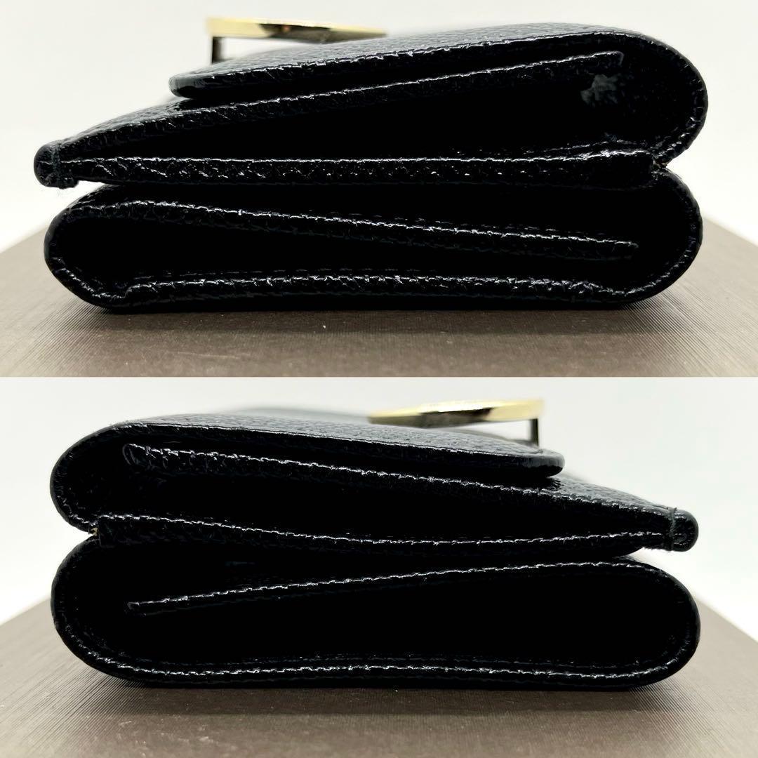 新品同様/入手困難✨ブルガリ ロゴクリップ 三つ折り財布 ビーゼロワン ブラック