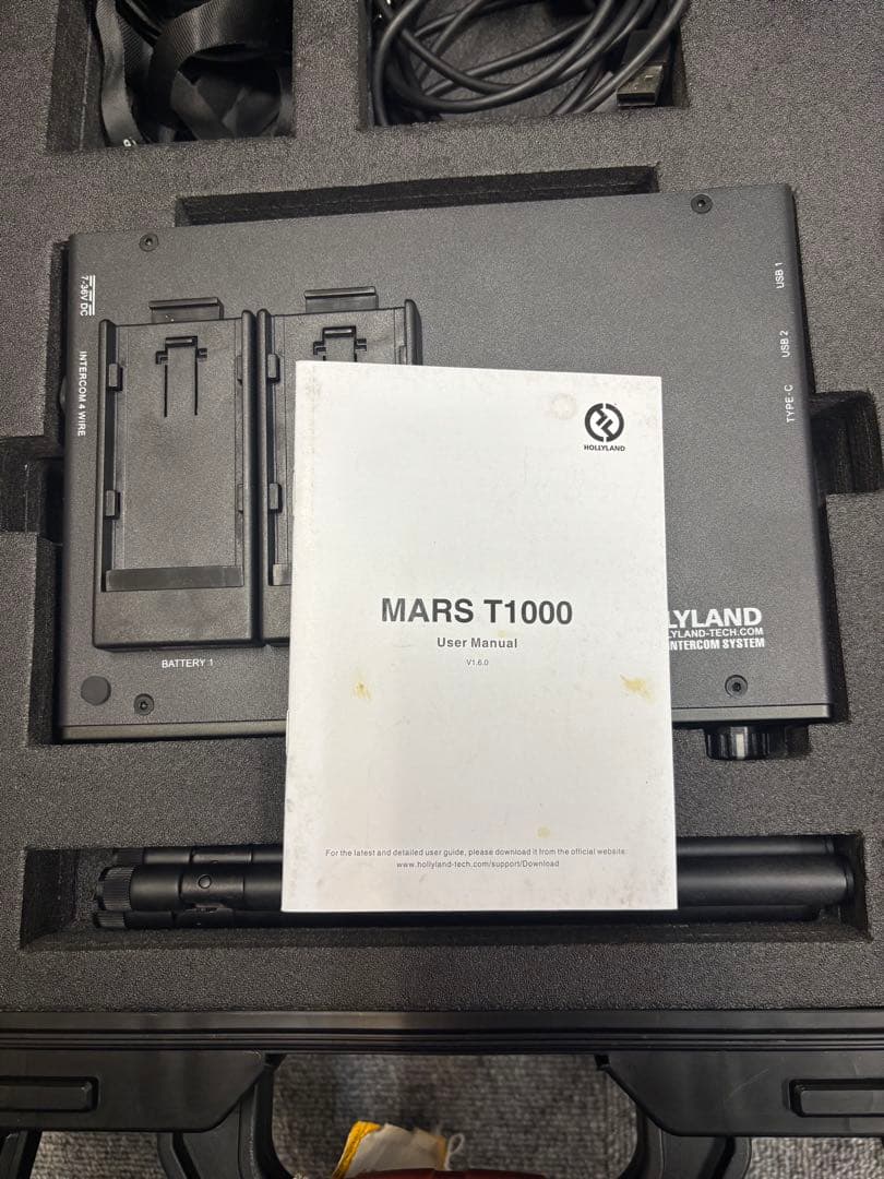 HOLLYLAND ワイヤレT1000 2/4wire converter 付き