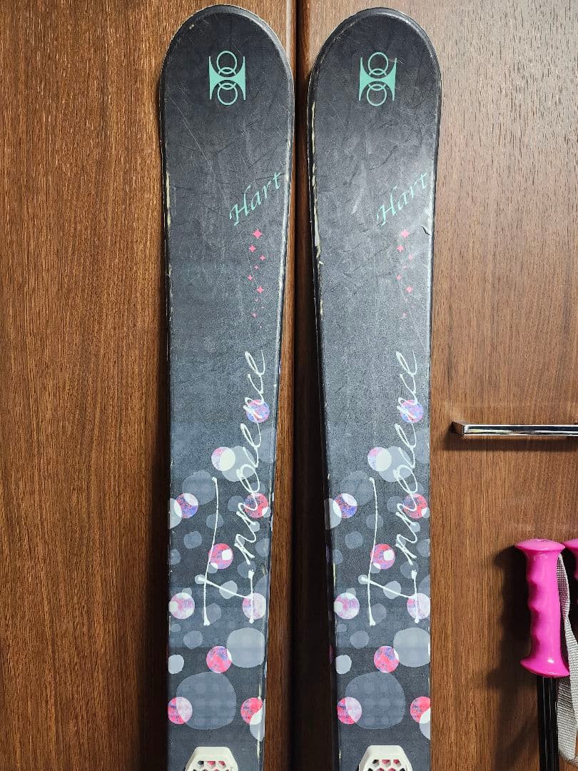 子供スキーセット　スキー板　138cm　 ブーツ　23cm　ストック 95cm