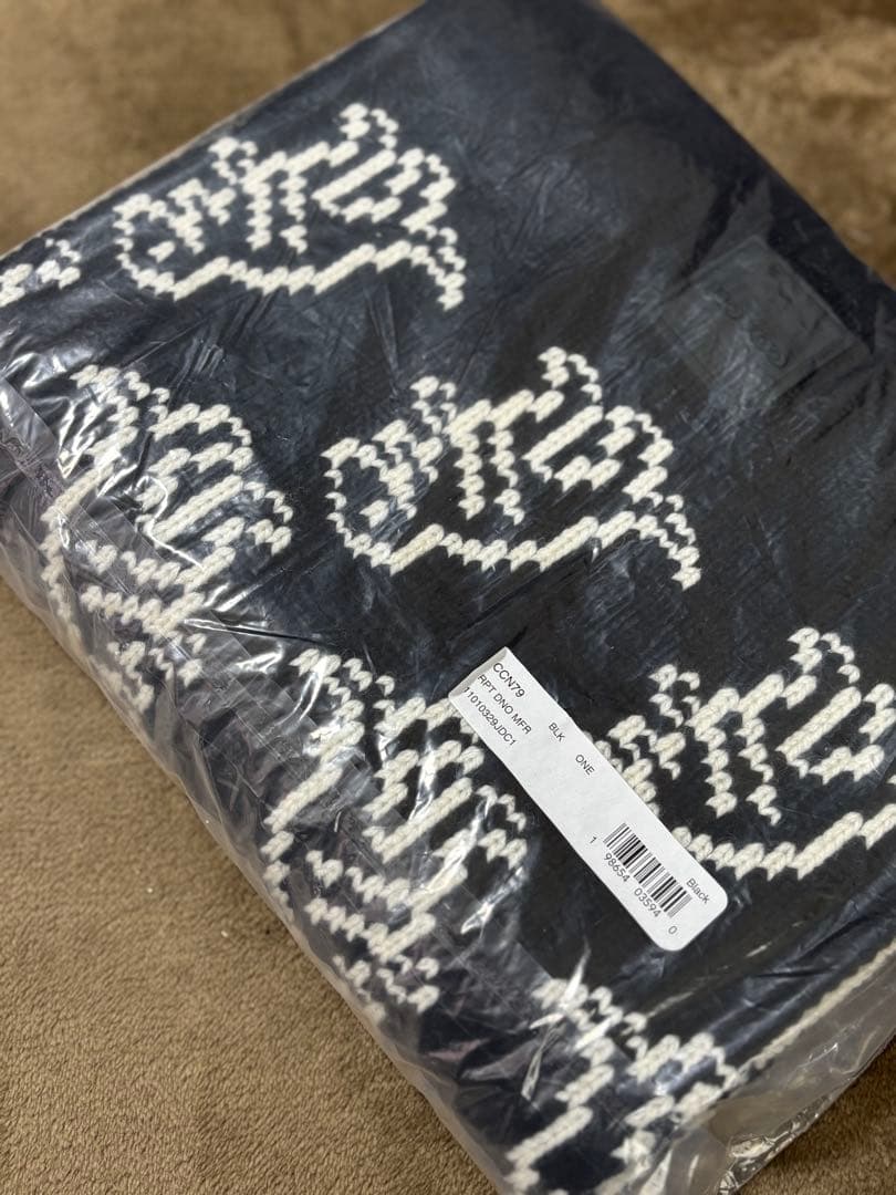 COACH ディノ プリント ニット マフラー　恐竜柄 マフラー