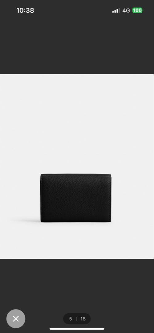 COACH ミニ トライフォールド ウォレット