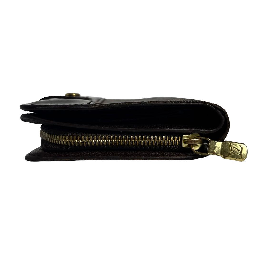 希少✨ルイヴィトン ポルトフォイユ ダミエ PVC 二つ折り財布 ブラウン