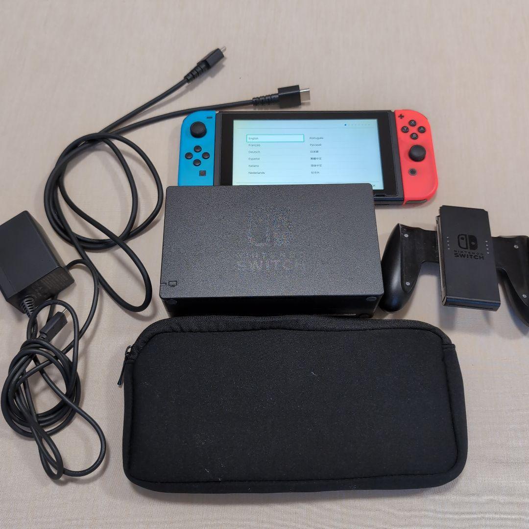 Nintendo Switch 青/赤 本体 付属品あり