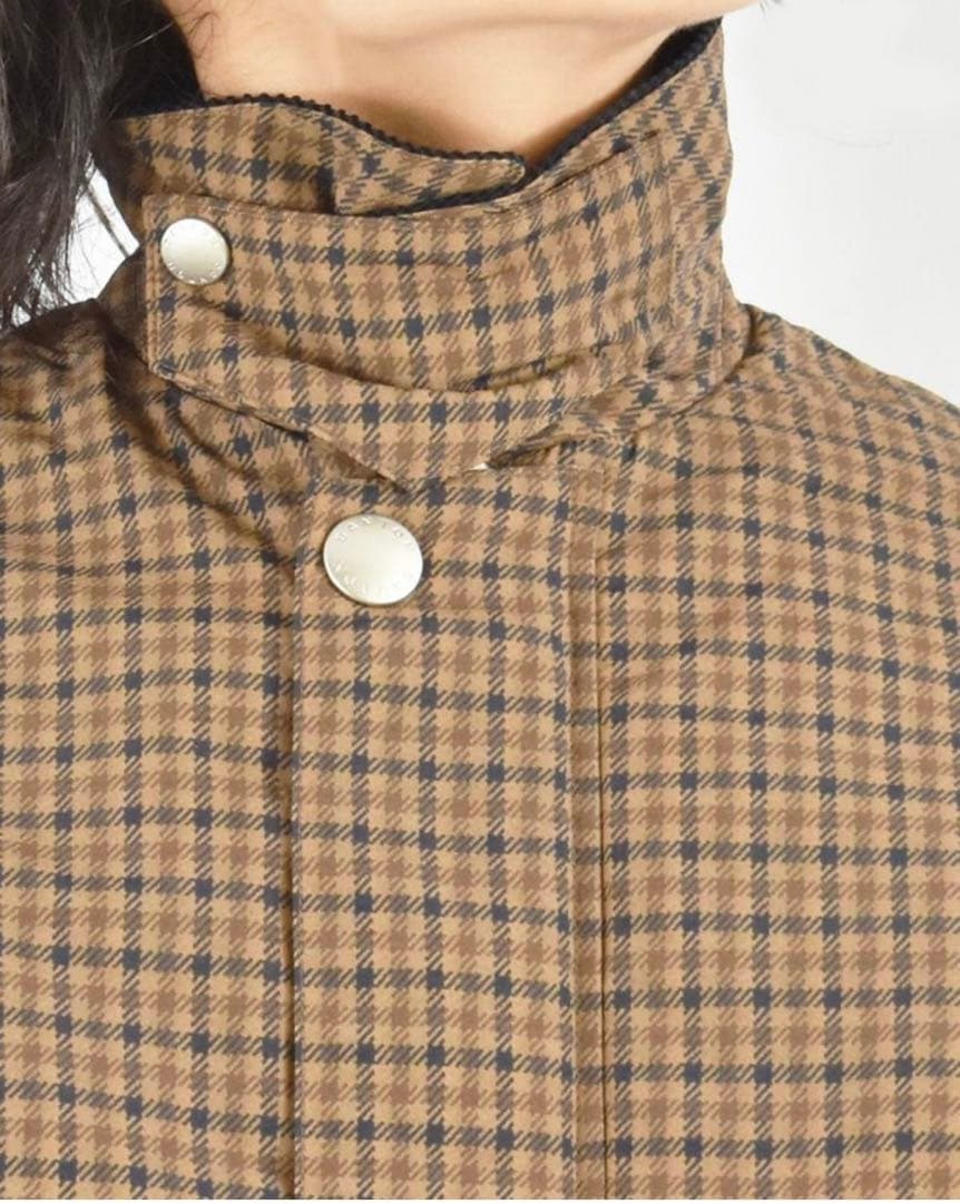 DANTON ナイロンタッサープリントカバーオールジャケット