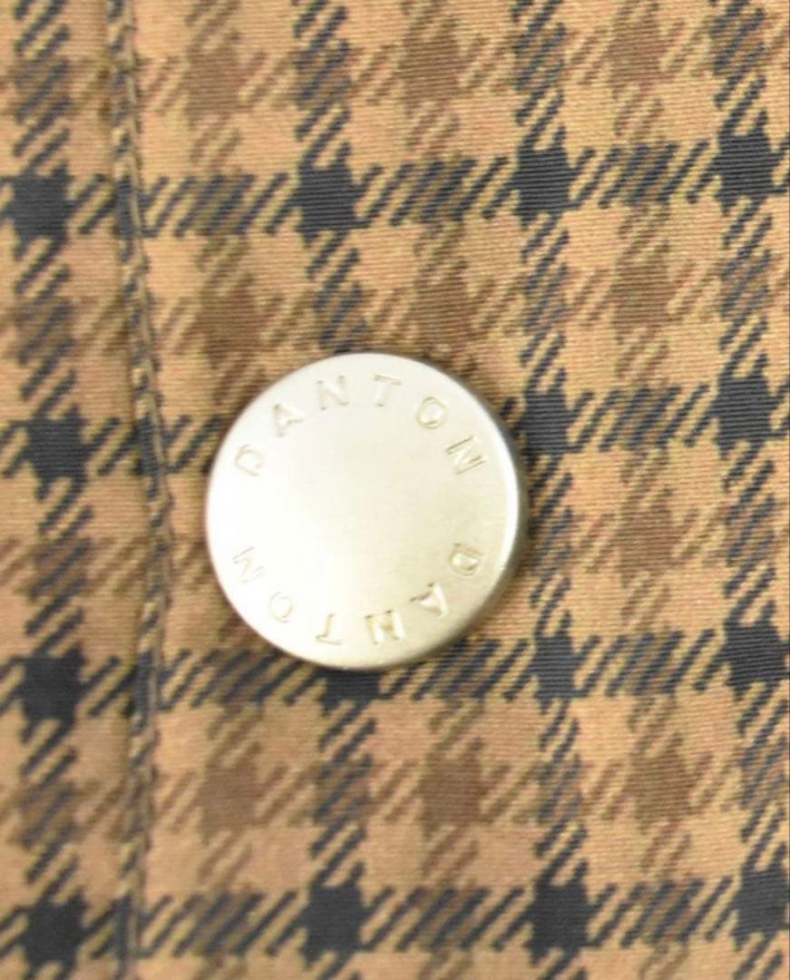 DANTON ナイロンタッサープリントカバーオールジャケット