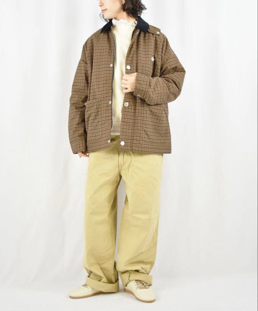 DANTON ナイロンタッサープリントカバーオールジャケット