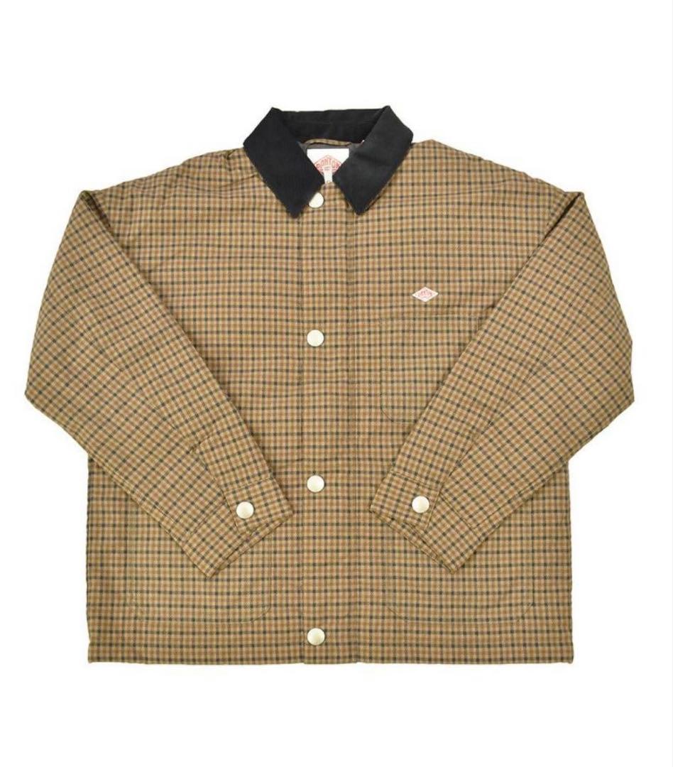 DANTON ナイロンタッサープリントカバーオールジャケット