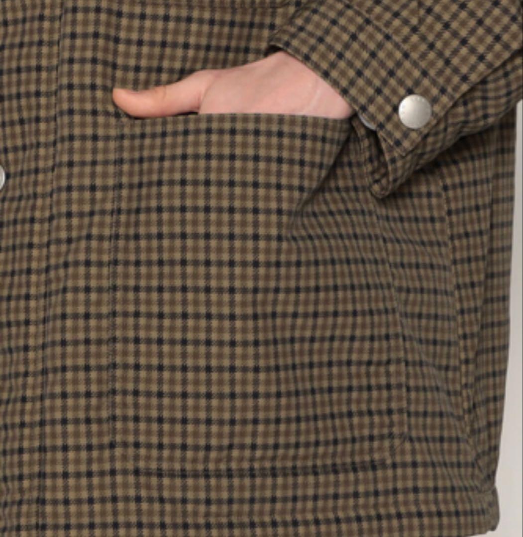 DANTON ナイロンタッサープリントカバーオールジャケット