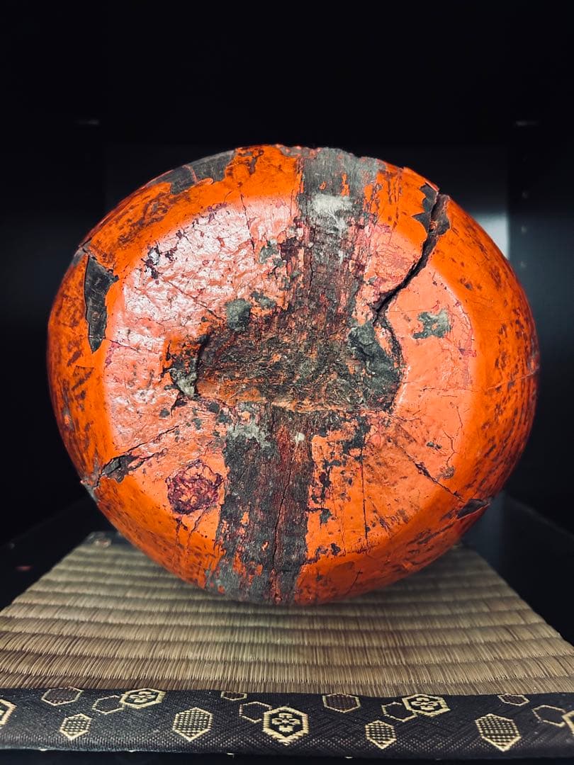 達磨　木型　張子　隻眼達磨