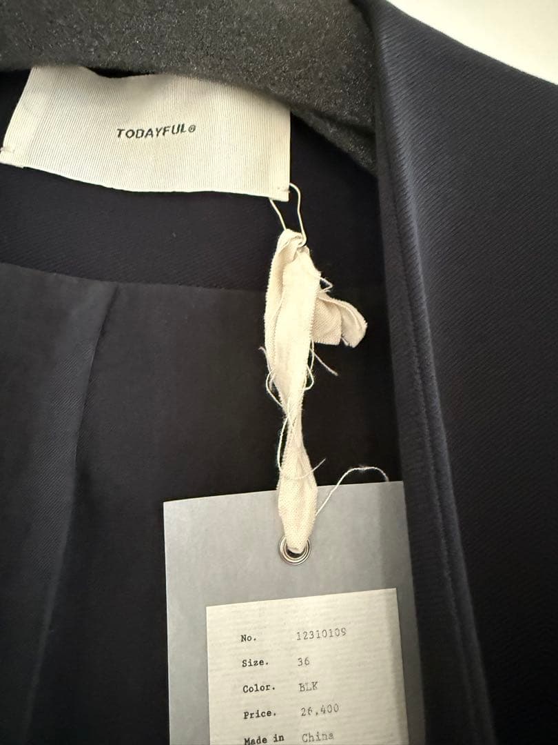 Todayful トゥデイフル　カラーレスツイルジャケット36