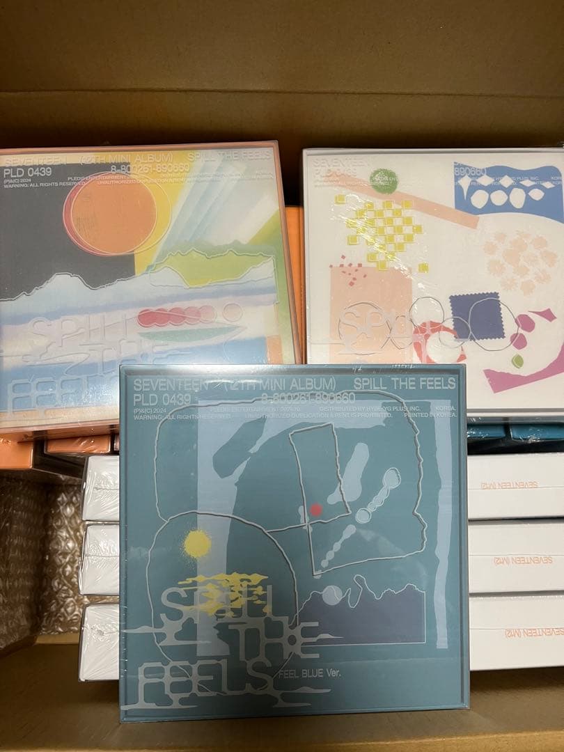 SEVENTEEN セブチ　SPILL THE FEELS アルバム　新品未開封