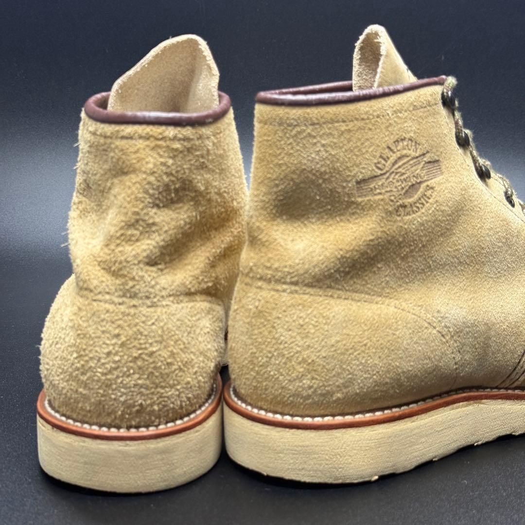 RED WING ワークブーツ PT8 スエード アメカジ 刺繍羽根タグ 本革