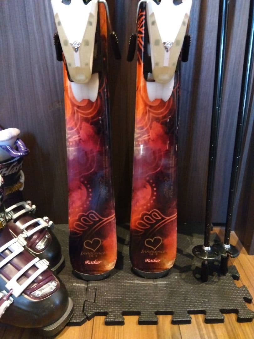 豪華‼️ALL♡HART/レディース用/スキーフルセット/メンテ・WAX済み✔