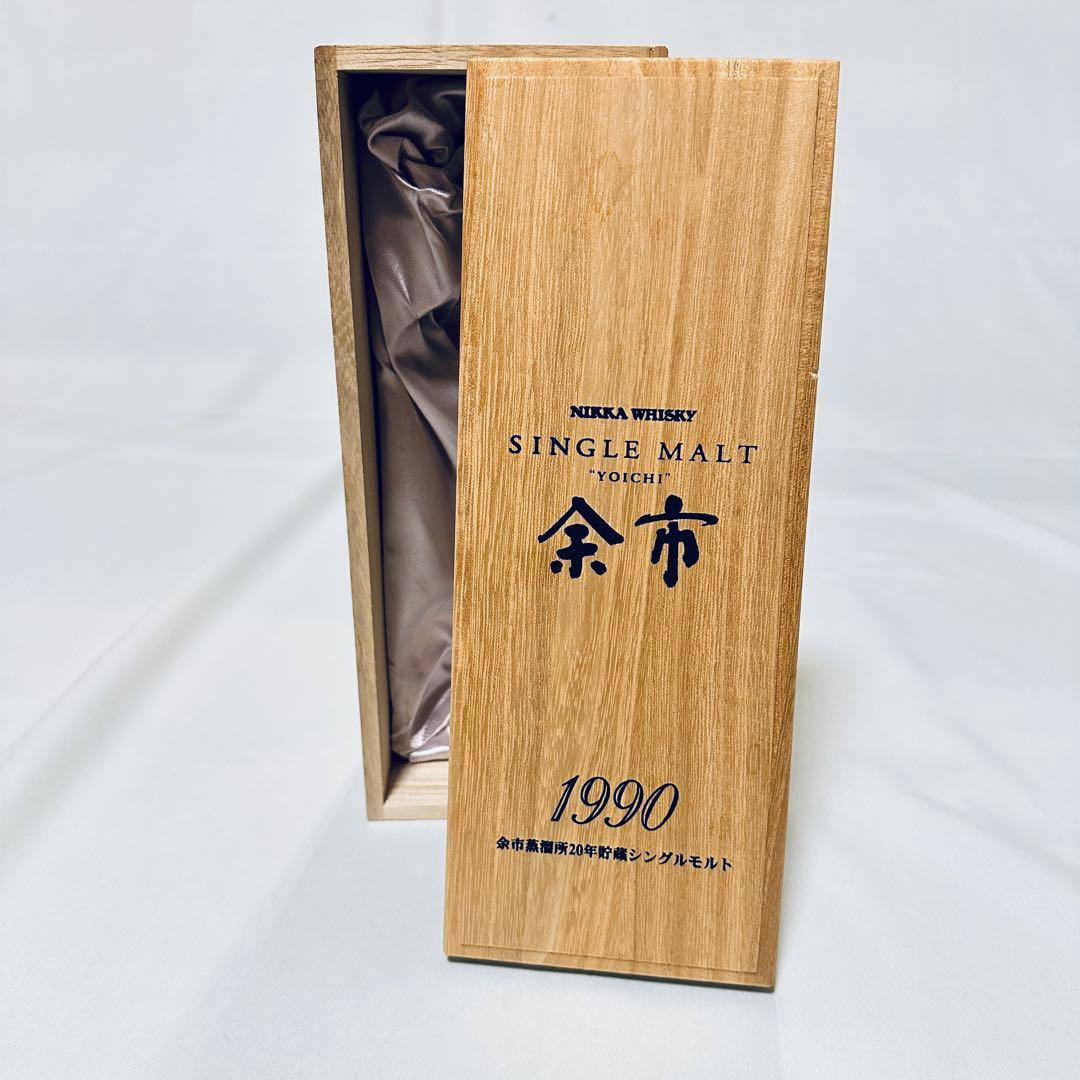 【空瓶】ニッカウヰスキー シングルモルト 余市1990 余市醸造所20年貯蔵