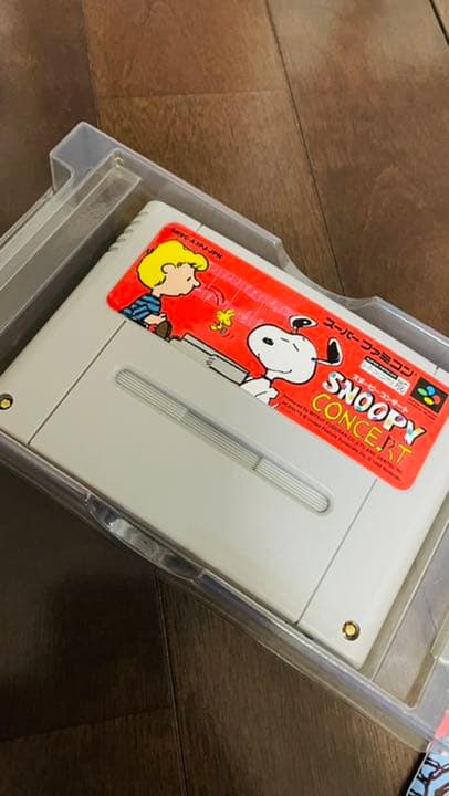スヌーピー　スーパーファミコンカセット　PEANUTS アンティーク