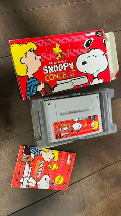 スヌーピー　スーパーファミコンカセット　PEANUTS アンティーク