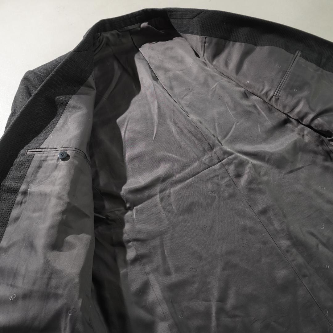 Christian Dior ストライプ柄ダブルセットスーツ グレー/TW366