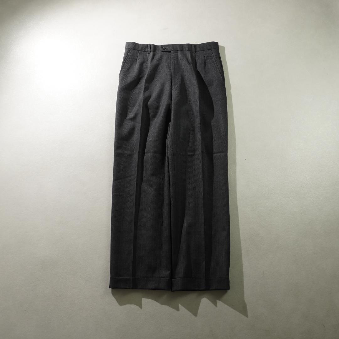 Christian Dior ストライプ柄ダブルセットスーツ グレー/TW366