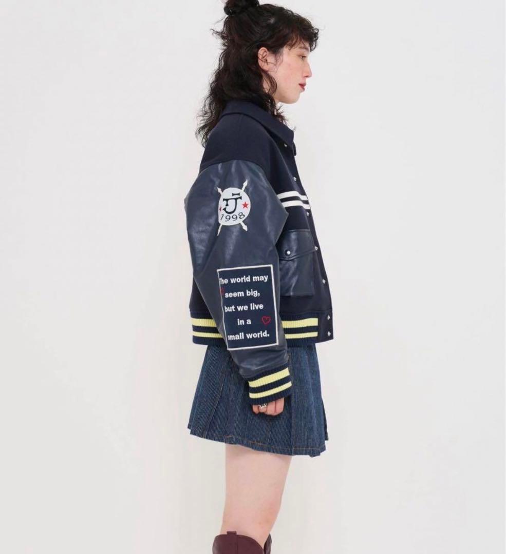 TINAJOJUN オリジナルワッペンスタジャン ネイビー