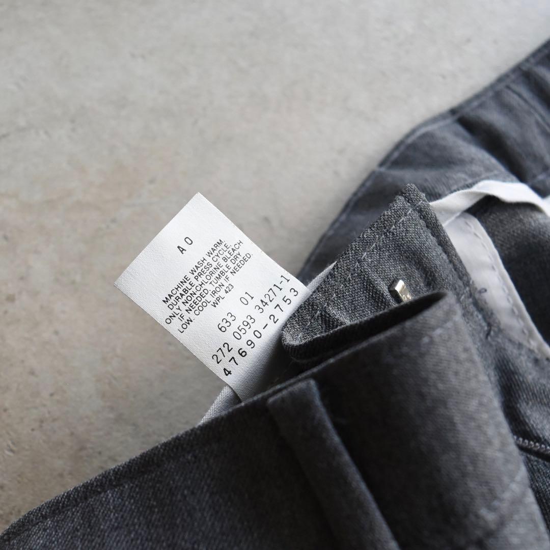 90s リーバイス アクションスラックス グレーW36L30TALONジッパー