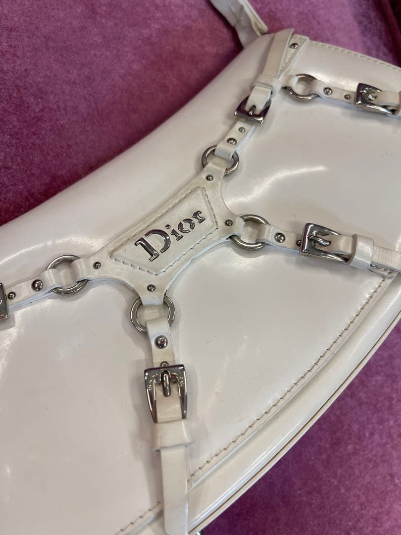 Dior ホワイト クラッチバッグ