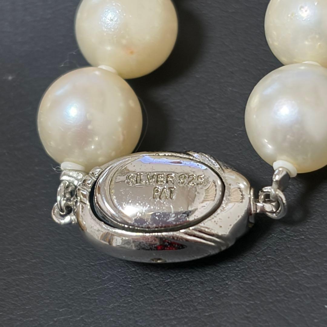 本真珠　SV925 パール ネックレス 52cm P10〜13mm 85g