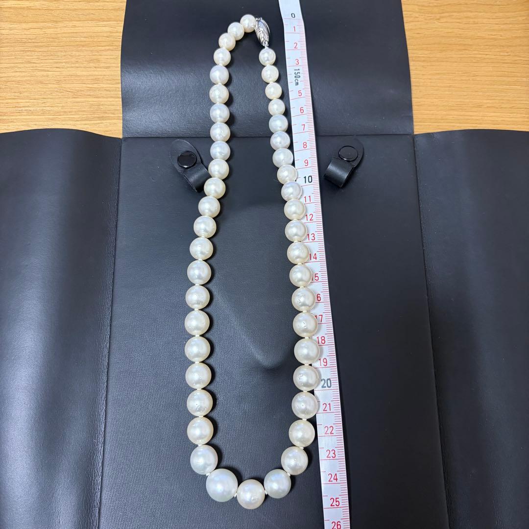 本真珠　SV925 パール ネックレス 52cm P10〜13mm 85g