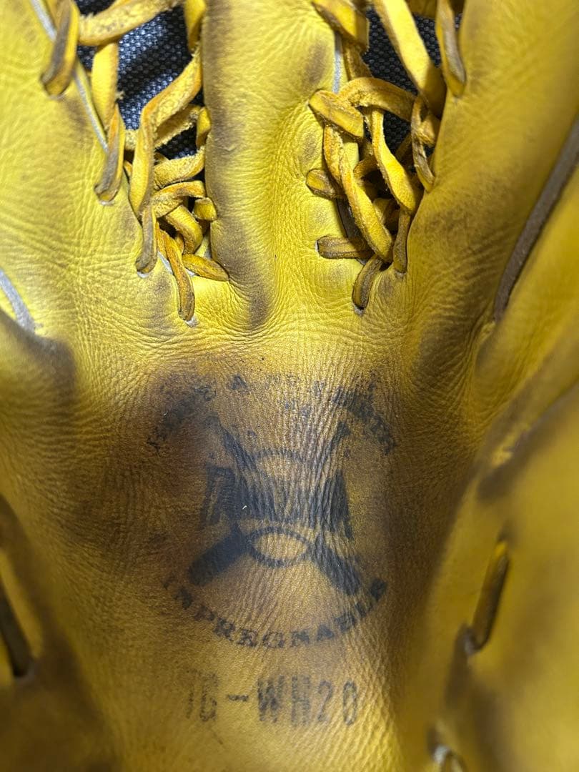 タマザワ 両手投げ 軟式グローブ TG-WH20イエロー 左右 TAMAZAWA