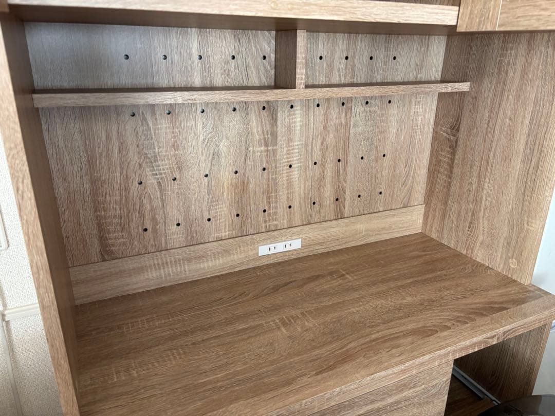 LOWYA スリムキッチン収納　食器棚　レンジ台収納棚ラック　1年使用