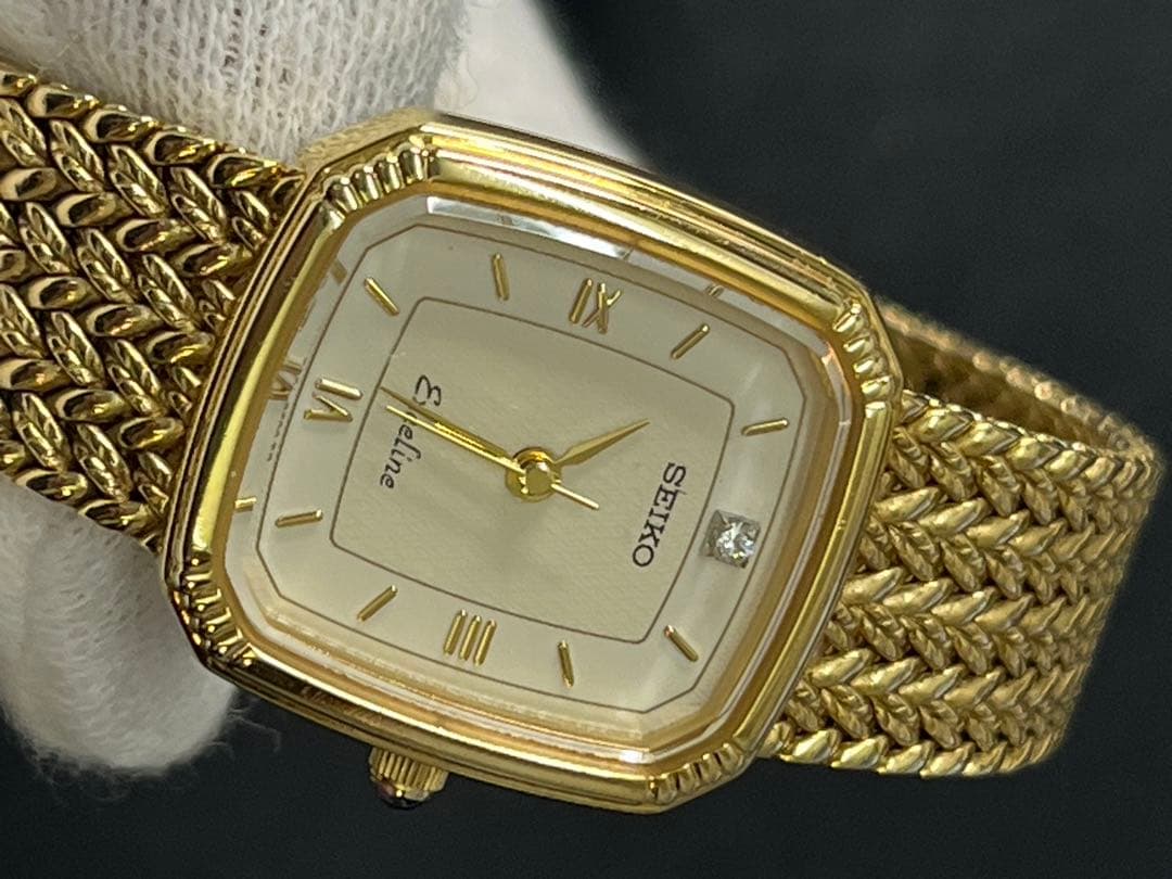 SEIKO セイコー　エクセリーヌ　文字盤ダイヤ7321-6600 レディース