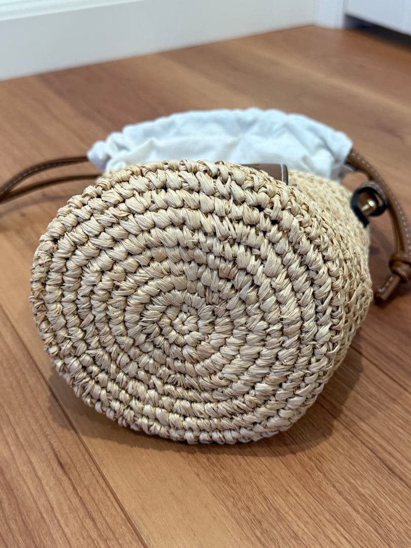 しょこたん様　ラフィア　かごバッグ　ショルダー