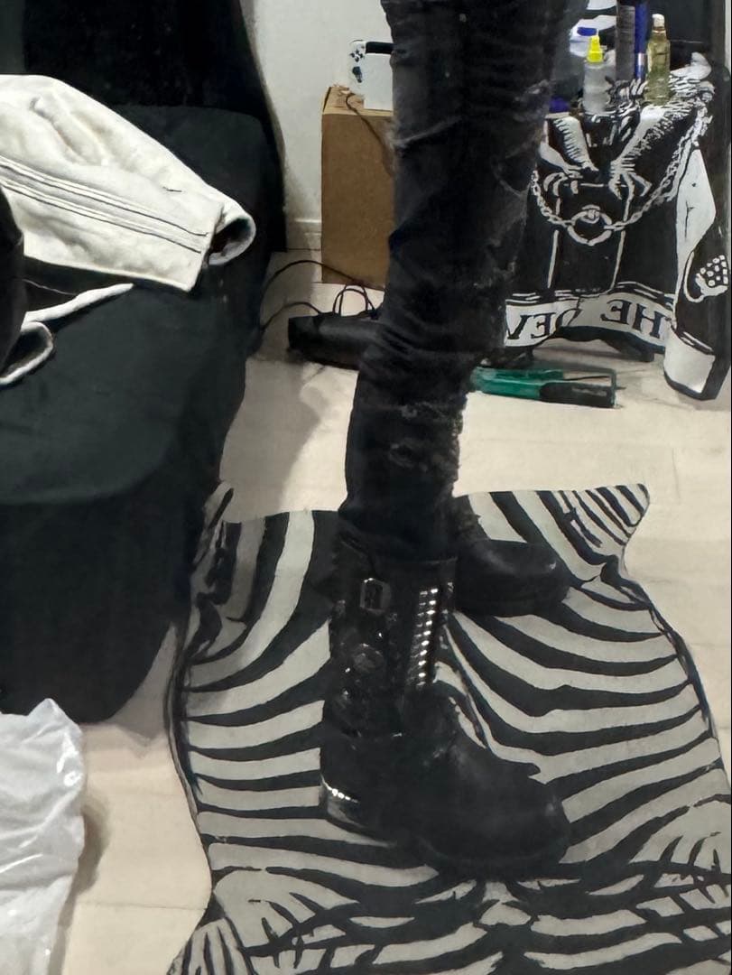 美品 new rock エンジニアブーツ