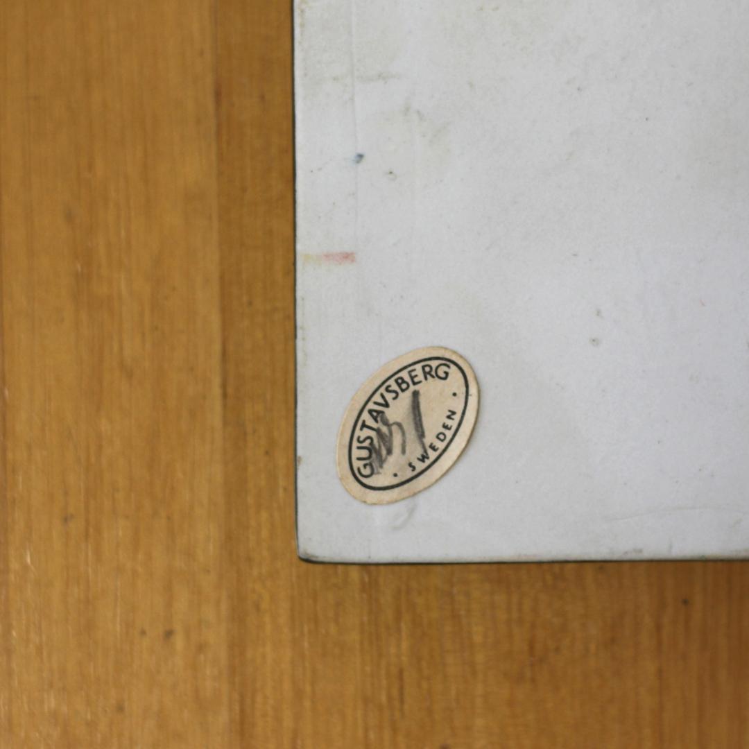 Lisa Larson　リサラーソン　UNIK 陶板 フネ　北欧ヴィンテージ雑貨