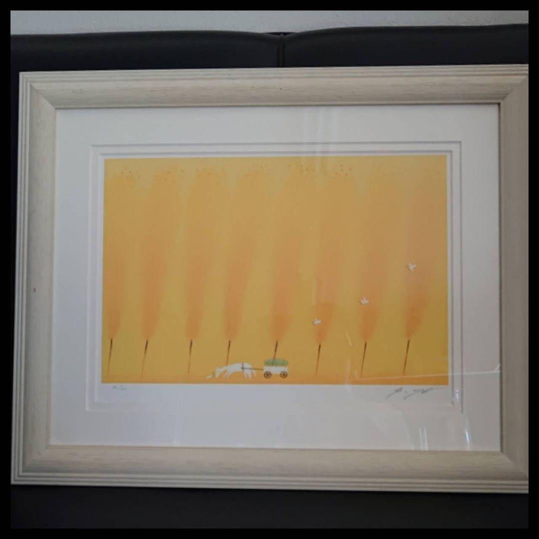 希少 限定50部 葉祥明 題名不明 ジクレー サイン有 人気絵本作家