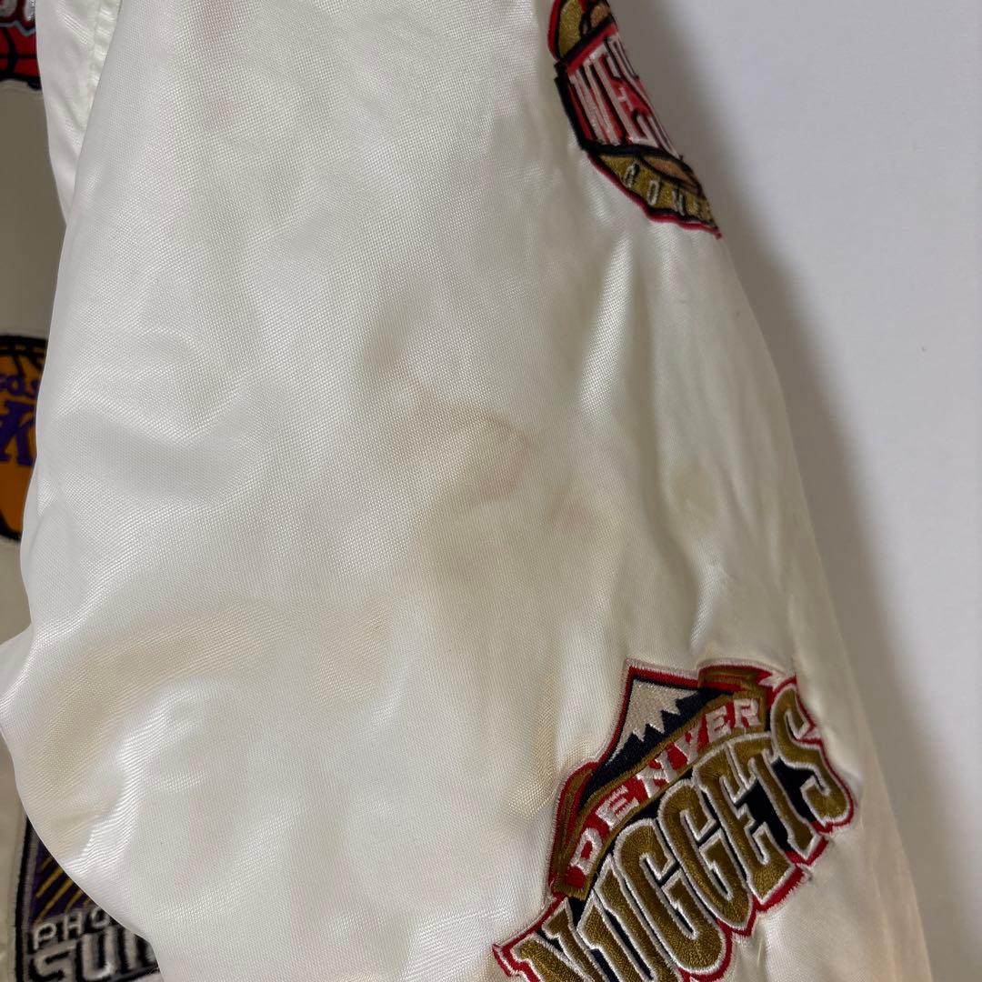 90s NBA 全チームロゴ オールチーム 中綿ジャケット スタジャン
