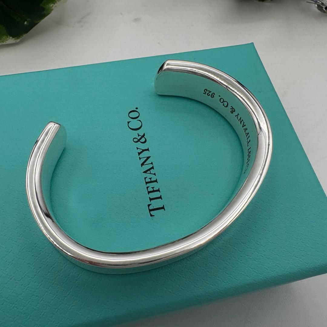 【磨き済み】ティファニー　 バングル 1837 シルバー