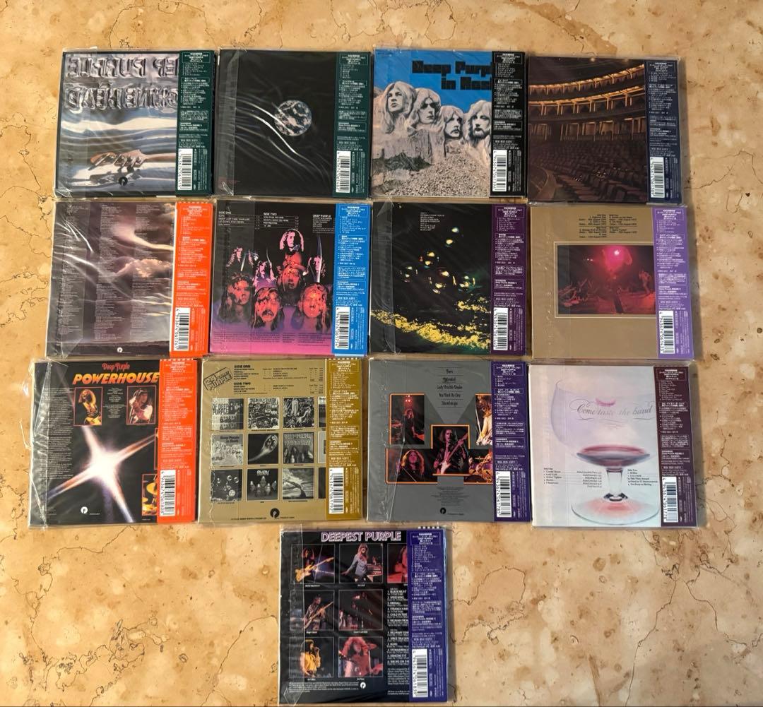 【レア・未使用・紙ジャケCD】ディープ・パープル 13タイトル