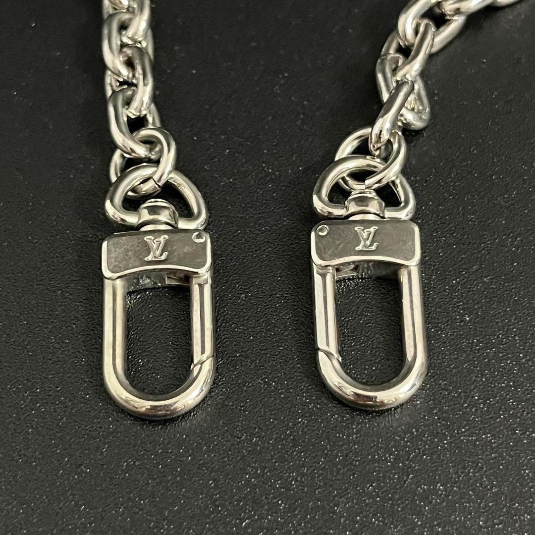 美品 LOUIS VUITTON ルイヴィトン Wフック ウォレットチェーン