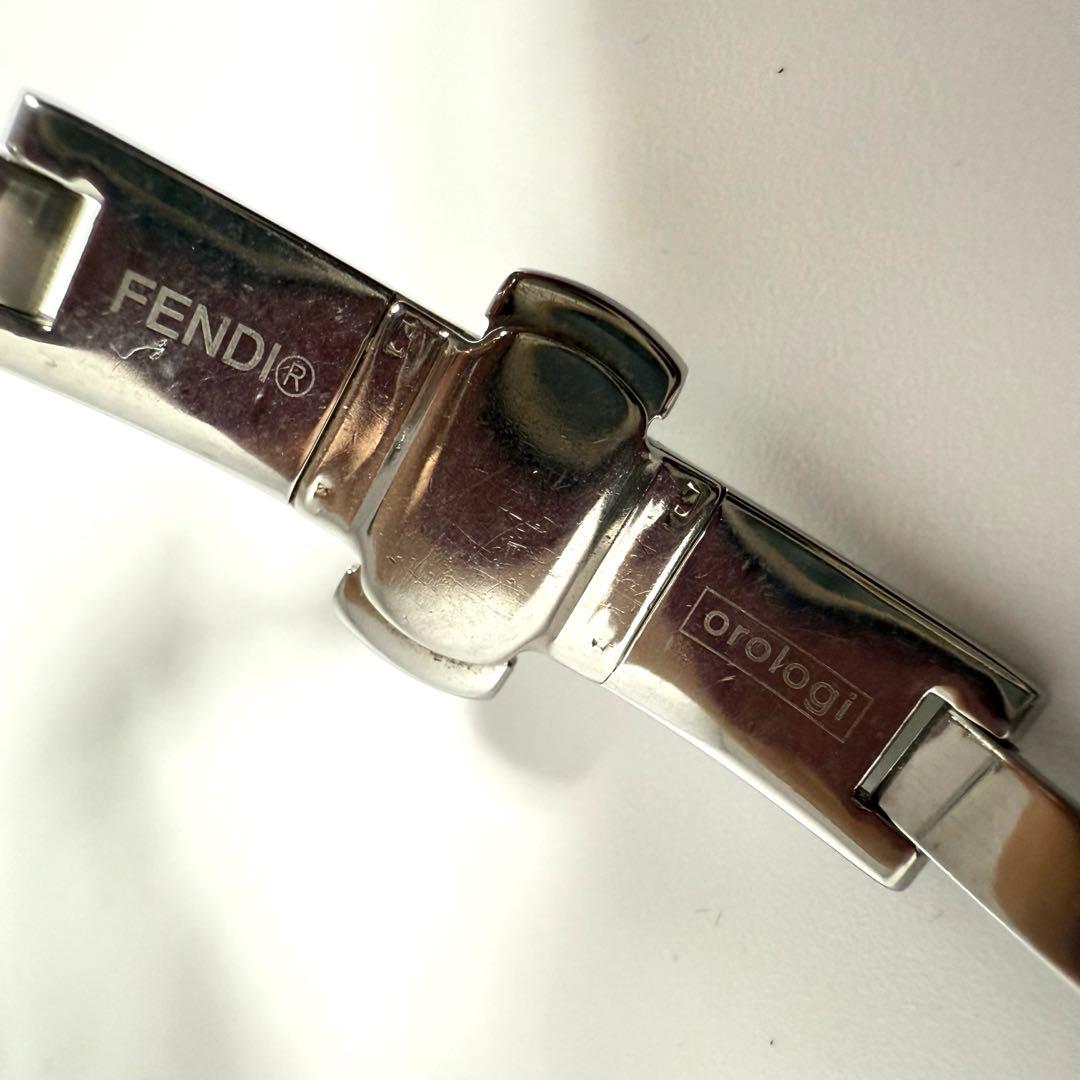 【稼働】FENDI 2100L 腕時計 ピンク レディース クォーツ デイト