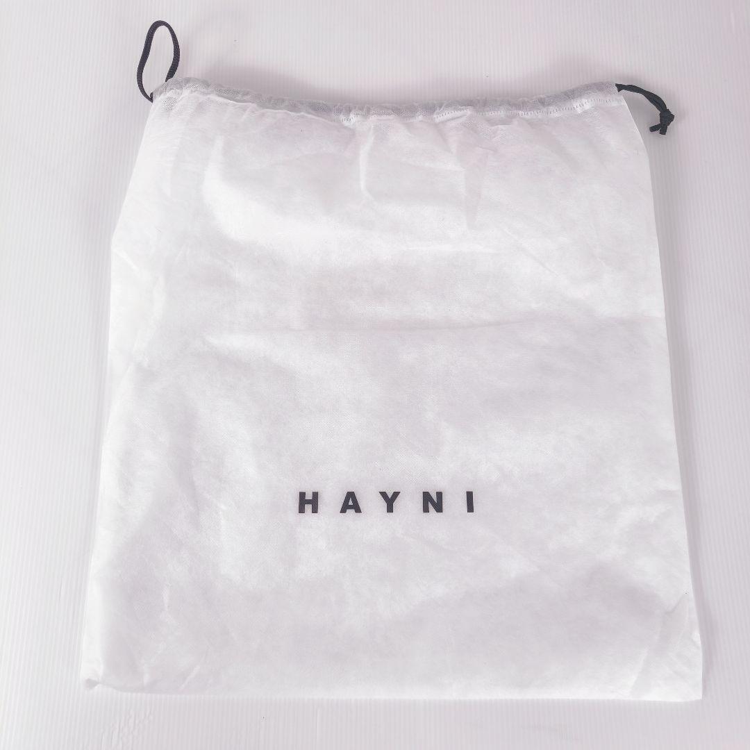 【極美品】HAYNI ブラックレザー ショルダーバッグ 未使用級