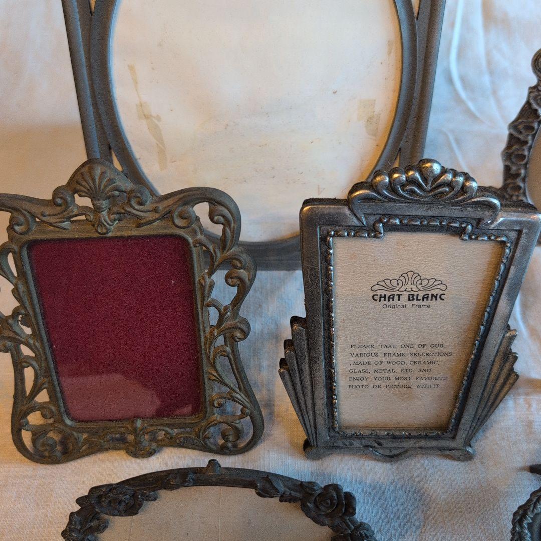 アンティーク フォトフレームセット 12個