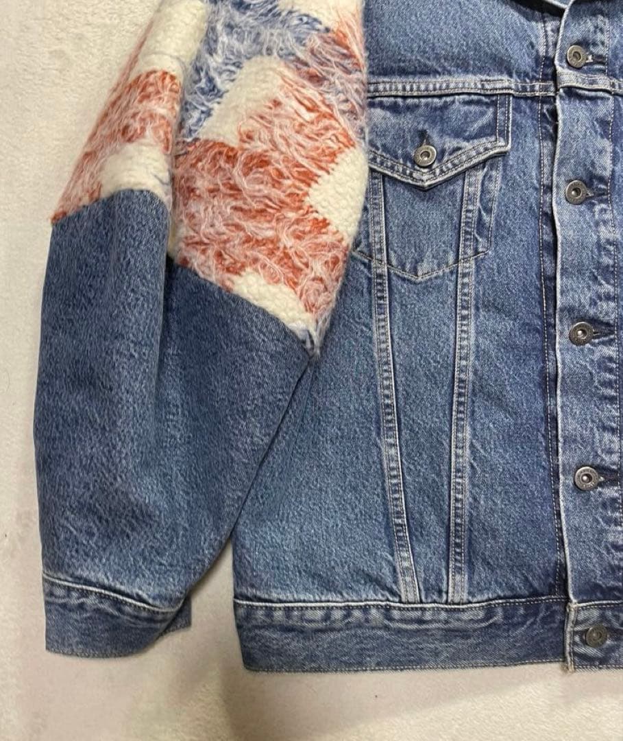 リーバイス　メイドアンドクラフテッド　デニム　ブルゾン　キルティング　Mサイズ