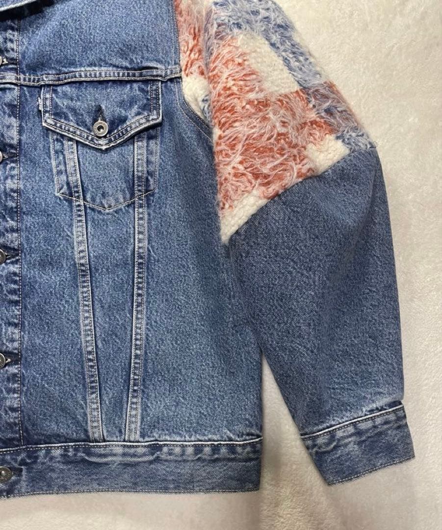 リーバイス　メイドアンドクラフテッド　デニム　ブルゾン　キルティング　Mサイズ