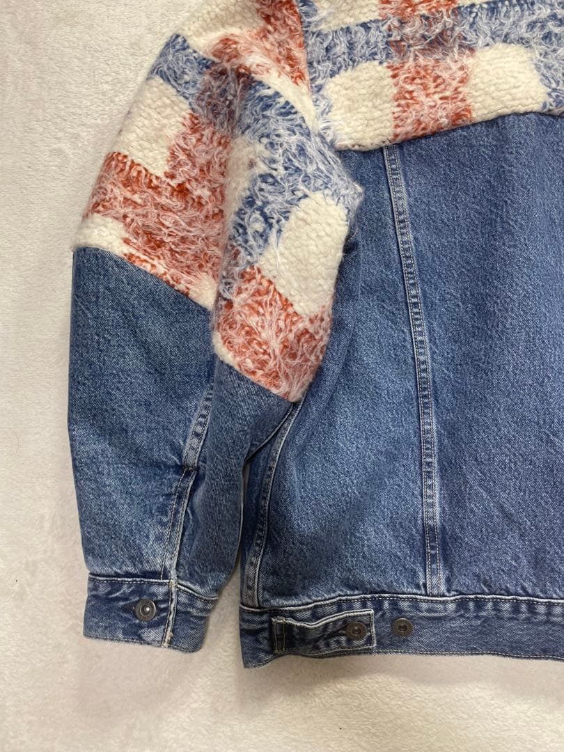 リーバイス　メイドアンドクラフテッド　デニム　ブルゾン　キルティング　Mサイズ